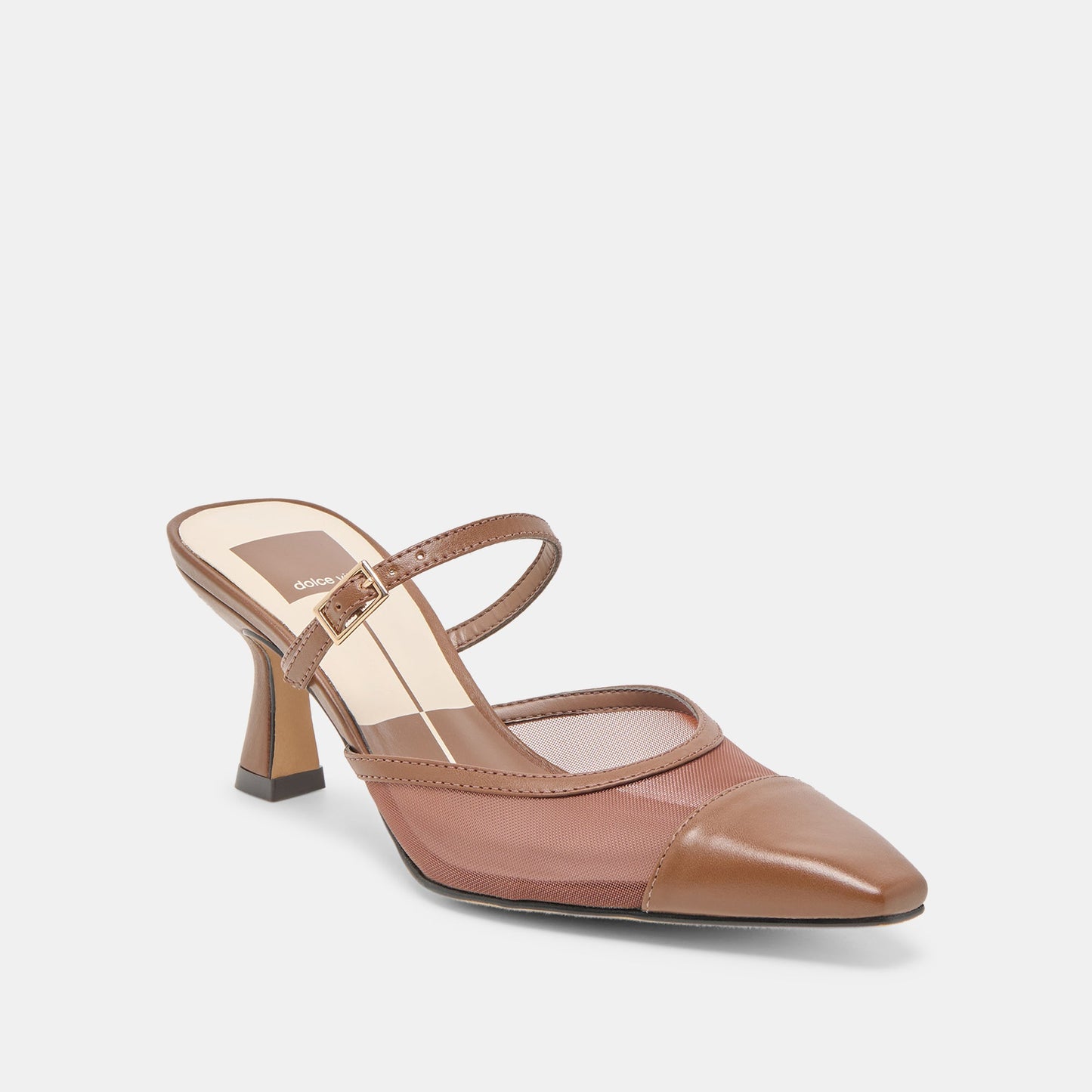 Loyd Espresso Mesh Heels - Dolce Vita