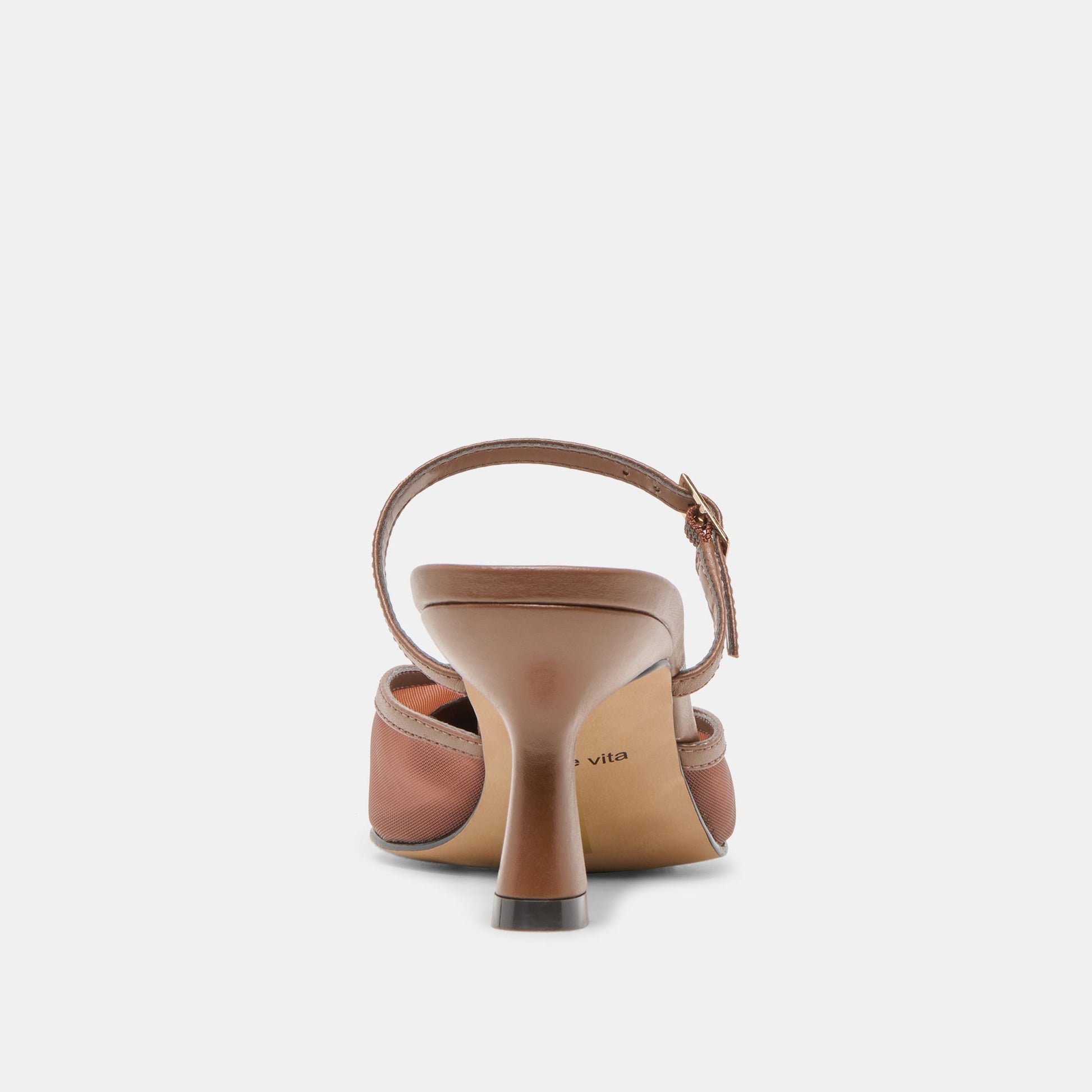 Loyd Espresso Mesh Heels - Dolce Vita