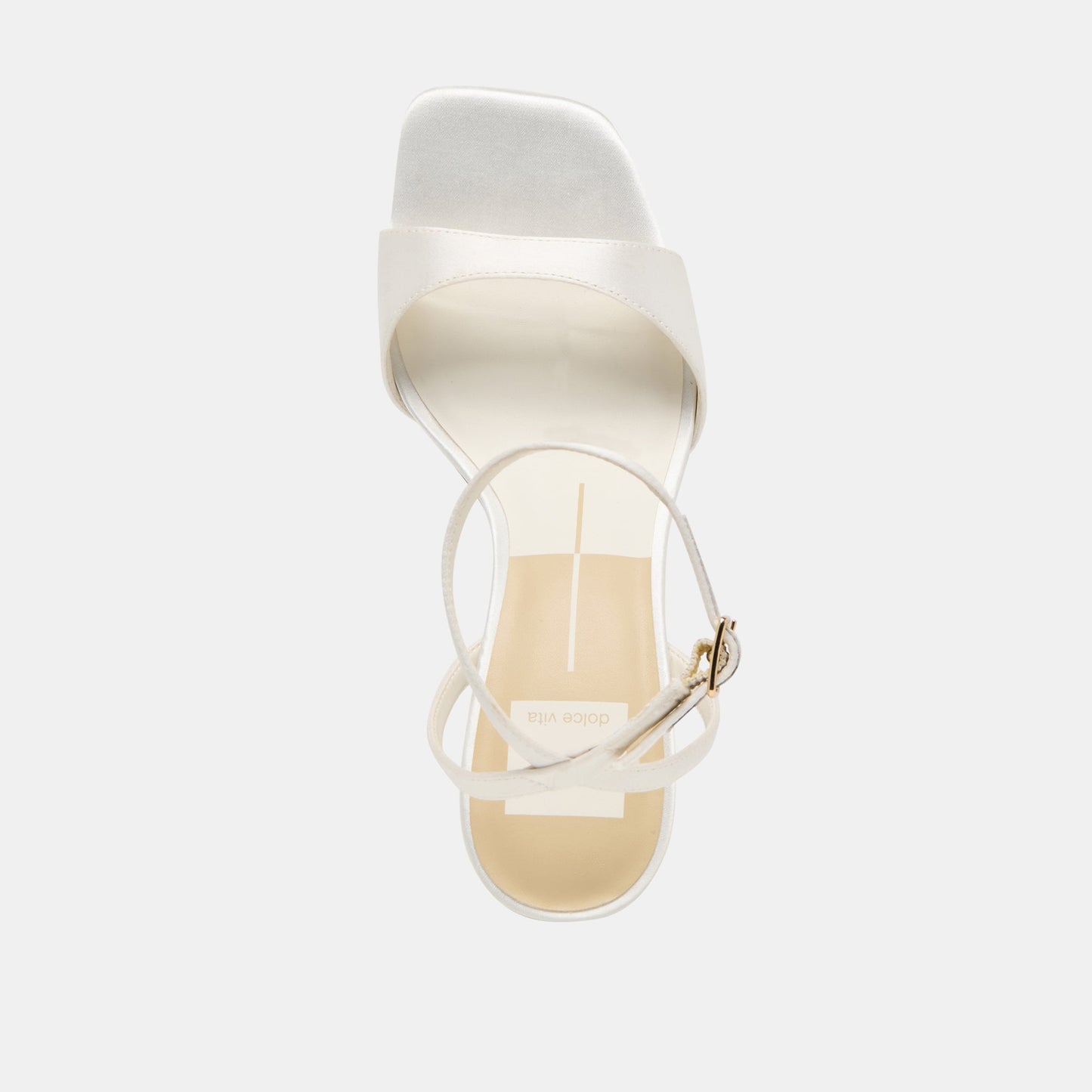 Tilda True White Satin Heels - Dolce Vita