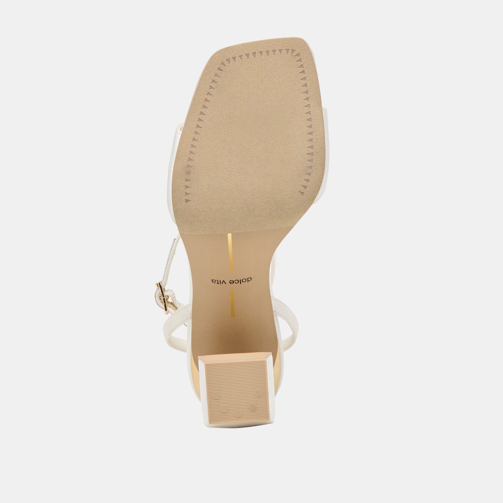 Tilda True White Satin Heels - Dolce Vita