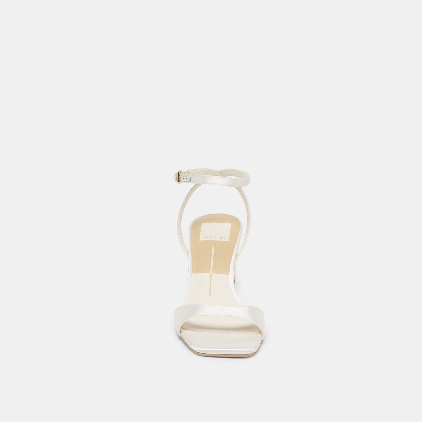 Tilda True White Satin Heels - Dolce Vita