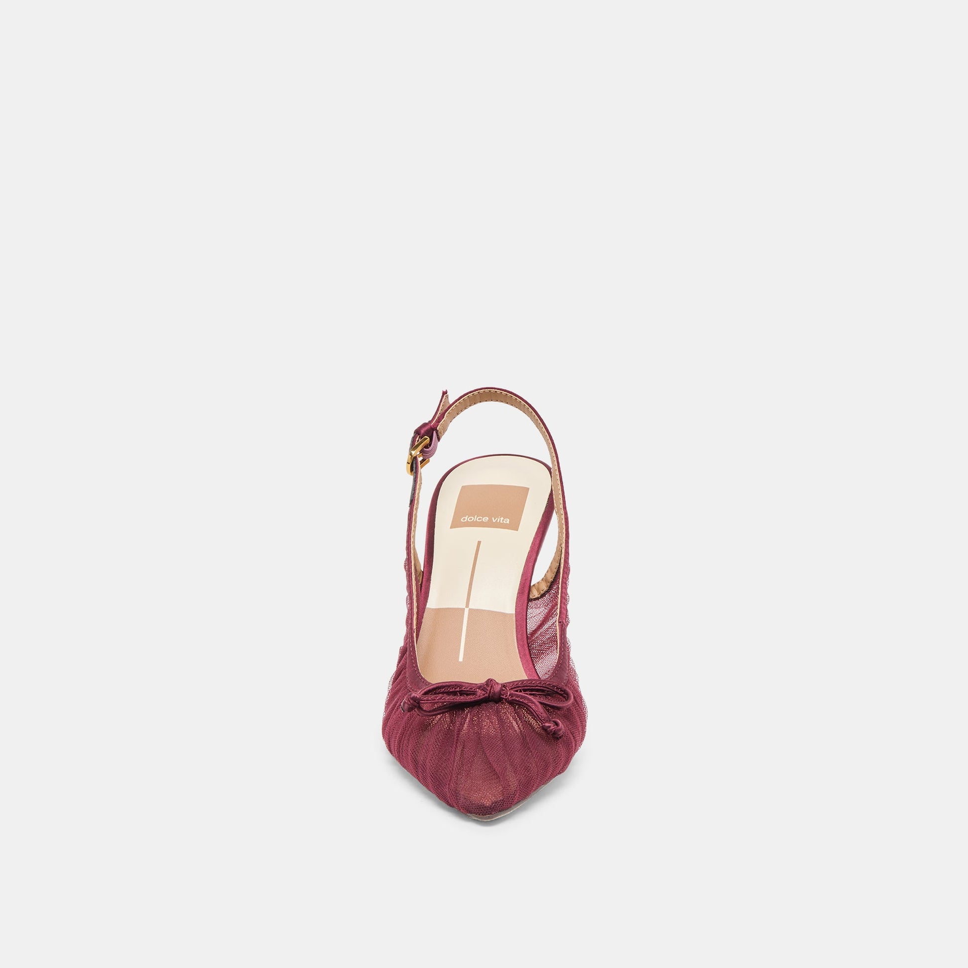 Yela Cranberry Tulle Heels - Dolce Vita