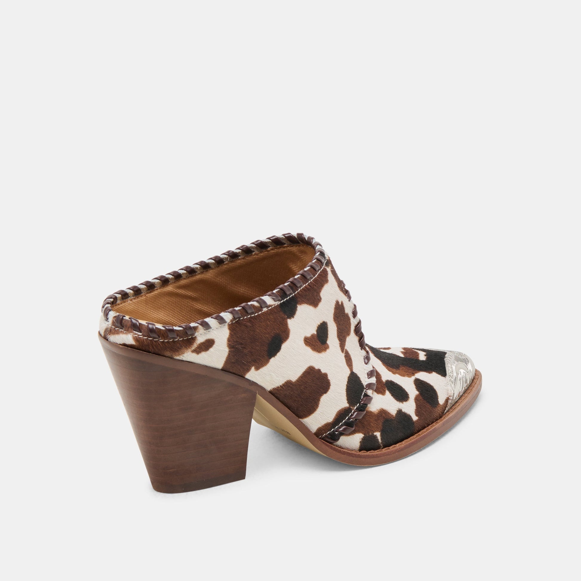 Jolyn Cocoa Taurus Calf Hair Heels - Dolce Vita