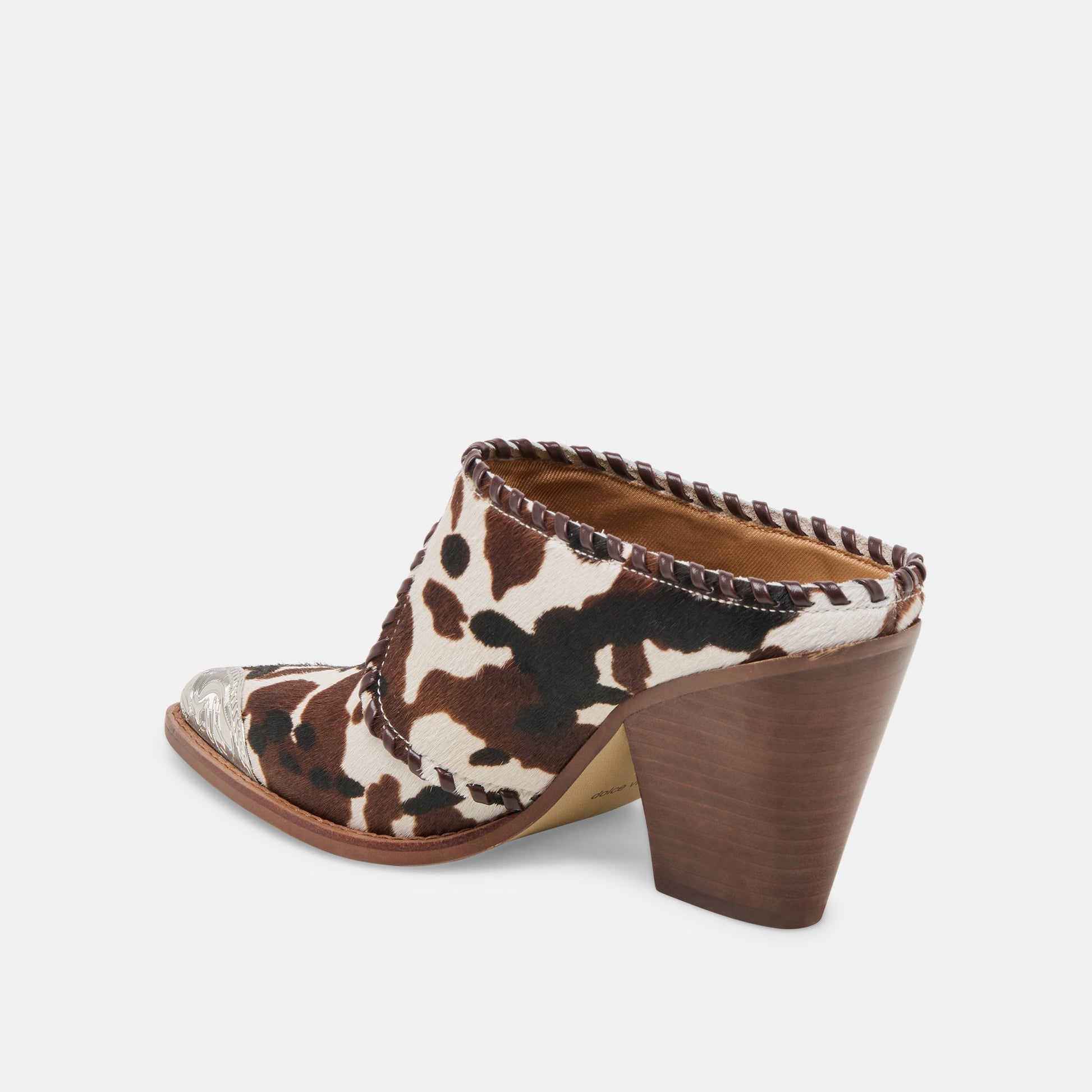 Jolyn Cocoa Taurus Calf Hair Heels - Dolce Vita