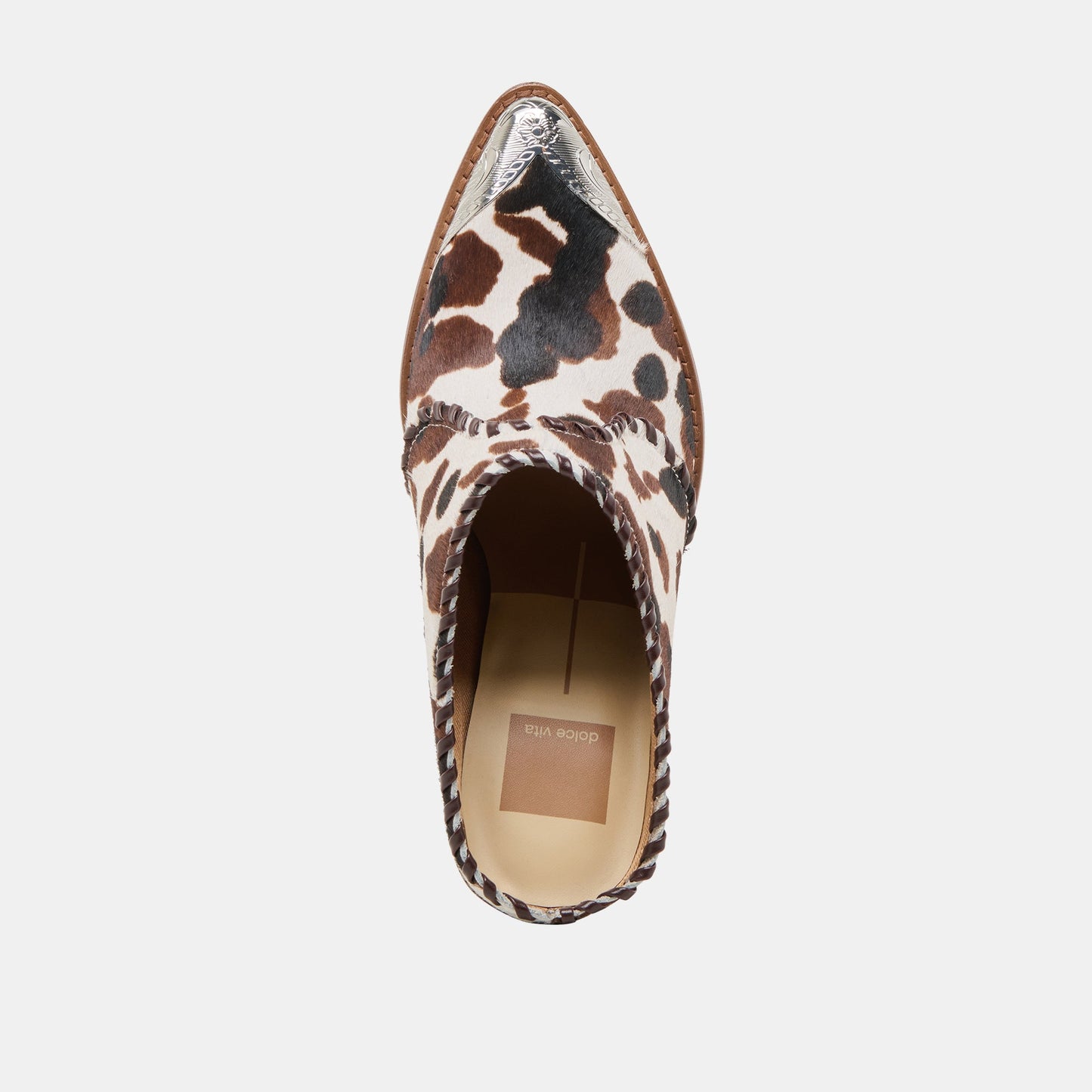 Jolyn Cocoa Taurus Calf Hair Heels - Dolce Vita