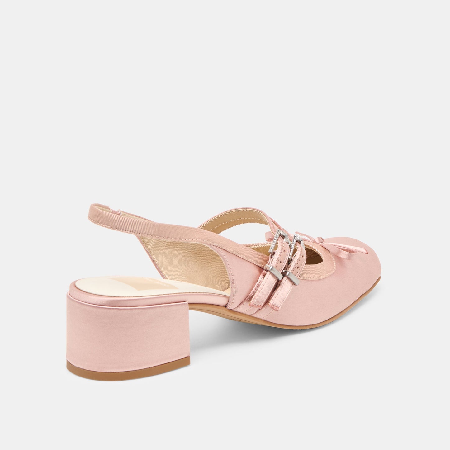 Loris Blush Satin Heels - Dolce Vita