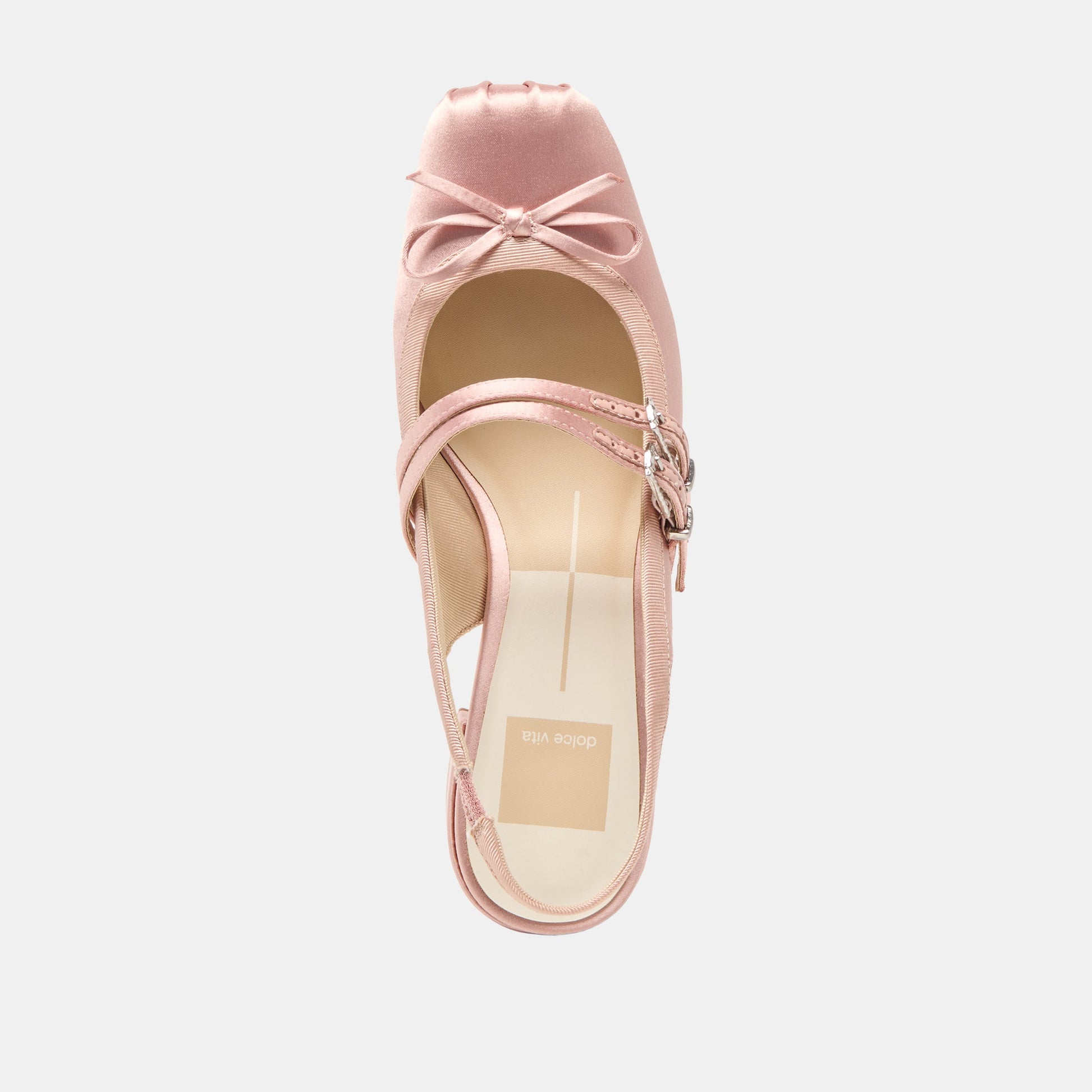Loris Blush Satin Heels - Dolce Vita