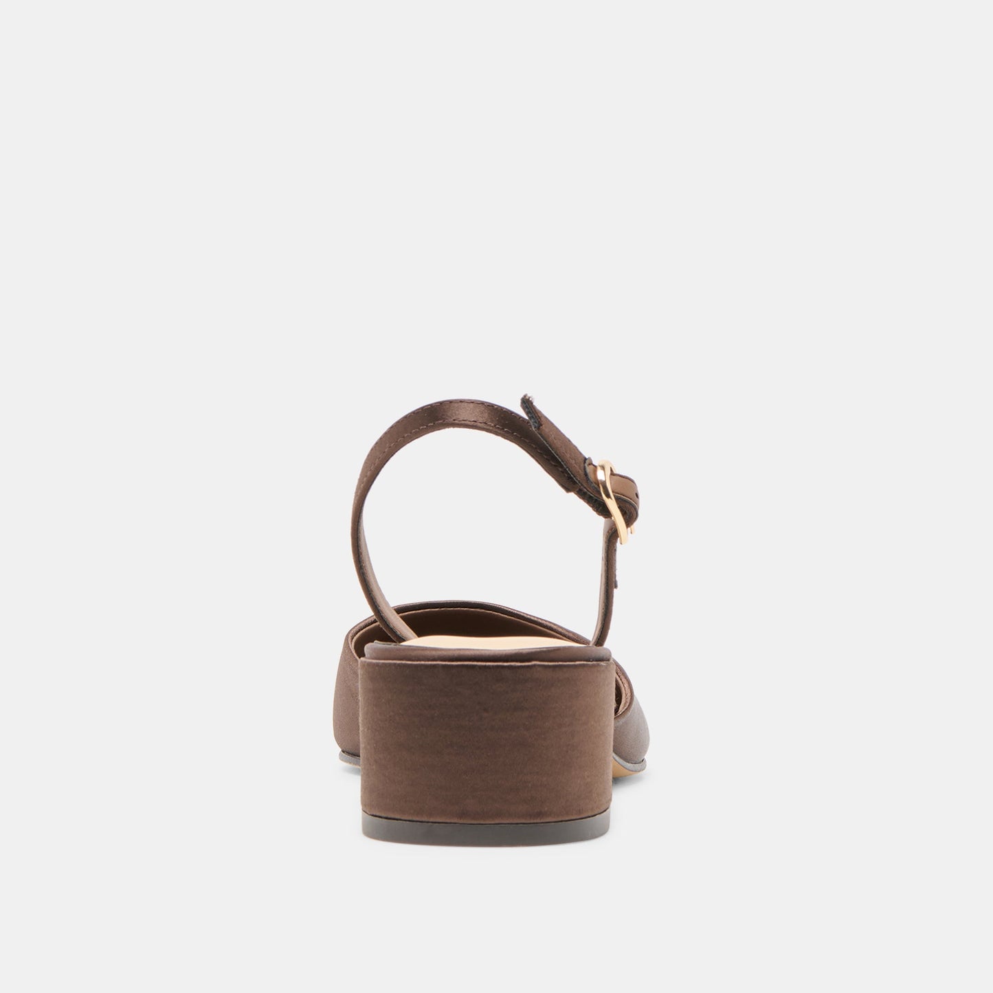 Carel Dk Brown Satin Heels - Dolce Vita