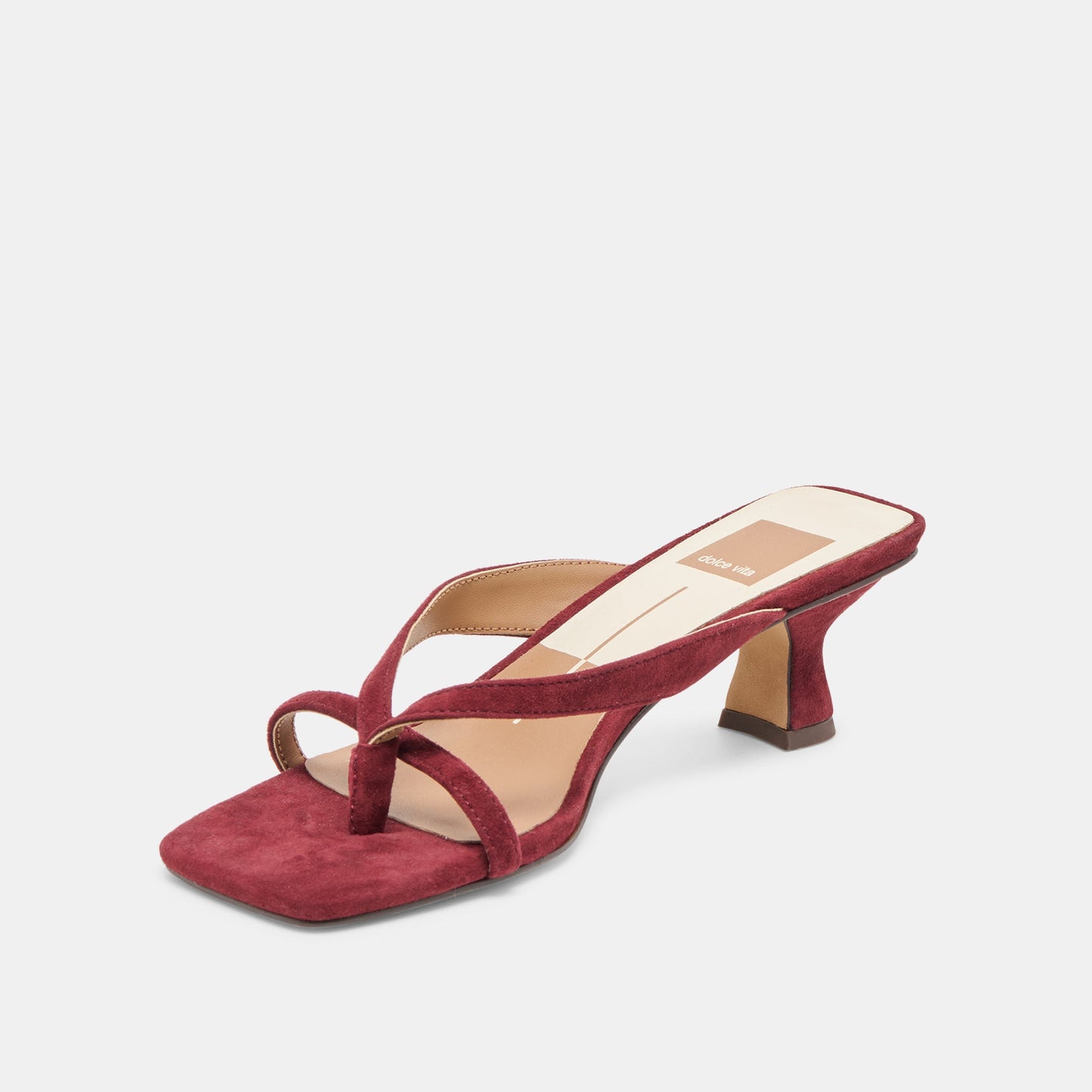 Brevel Oxblood Suede Heels - Dolce Vita