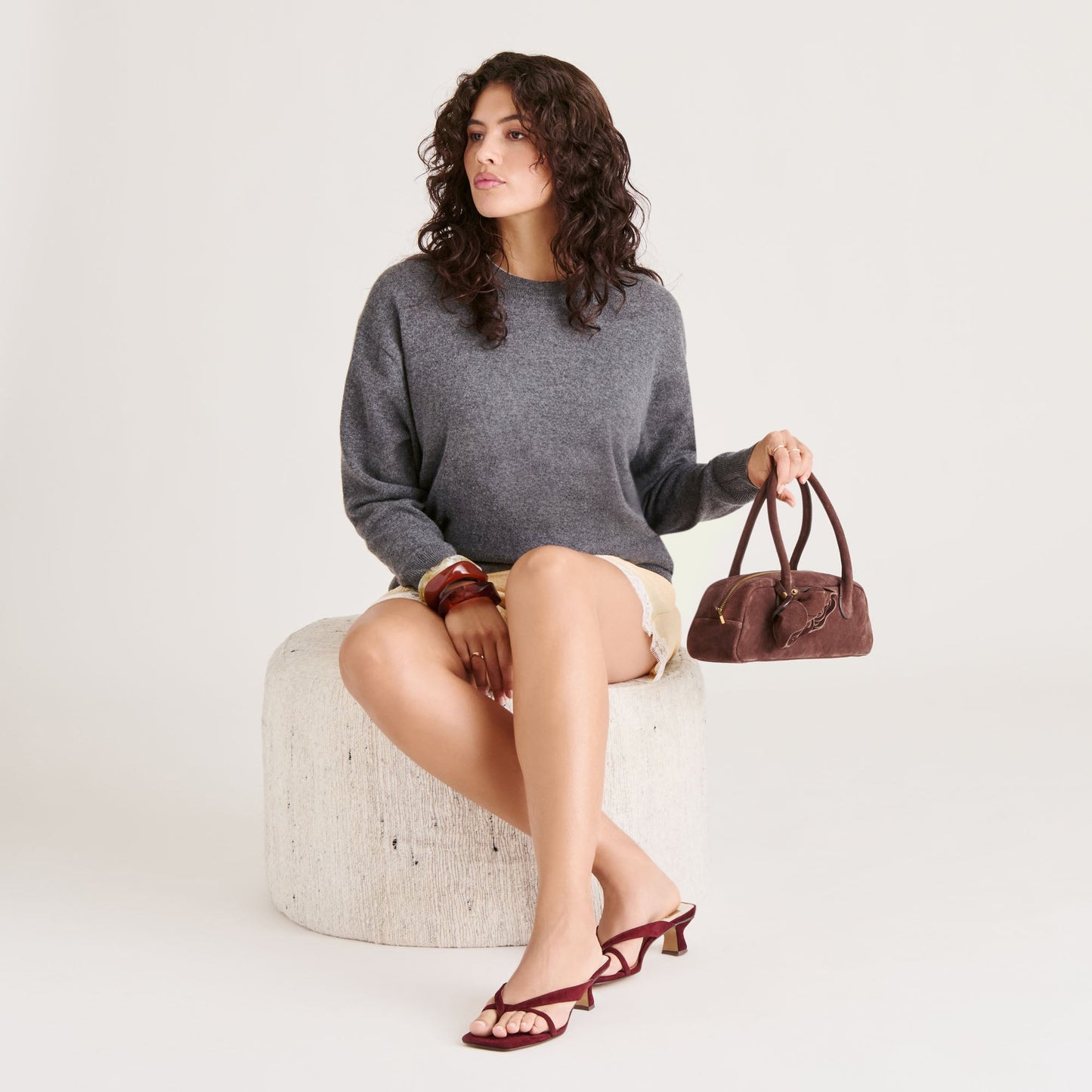 Brevel Oxblood Suede Heels - Dolce Vita