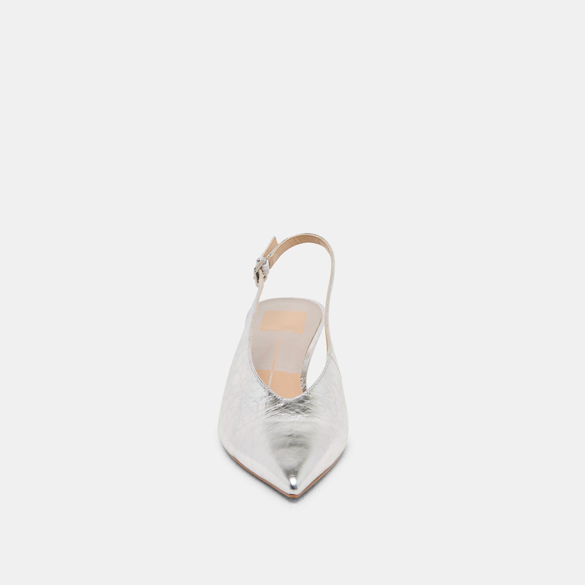 ALENNA HEELS SILVER DISTRESSED LEATHER - Dolce Vita