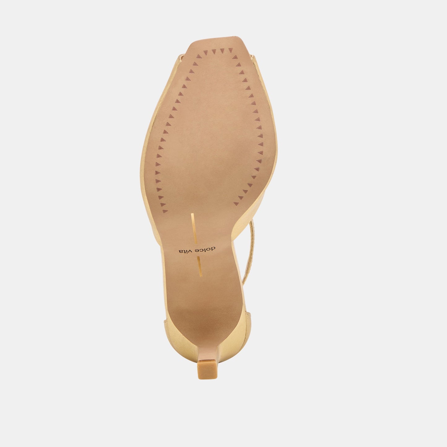 Serlo Gold Crinkle Patent Heels - Dolce Vita