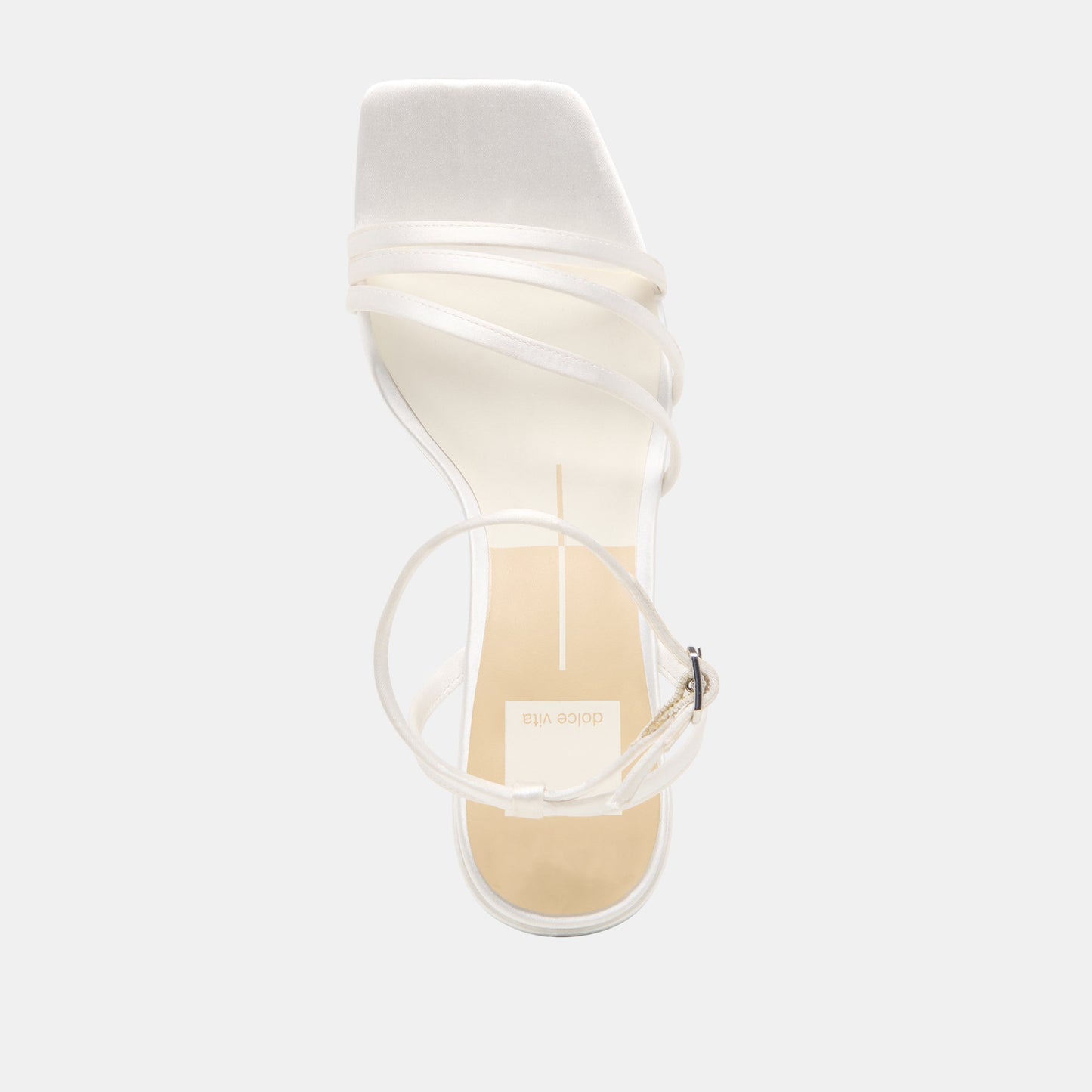 Ysabel True White Satin Heels - Dolce Vita