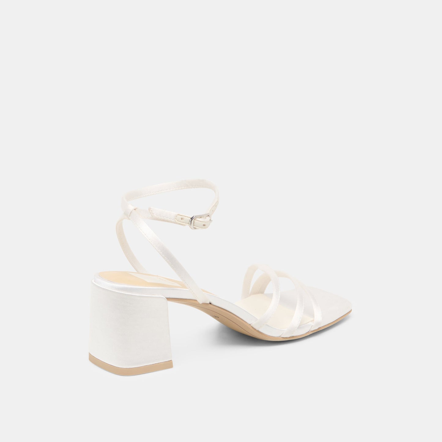 Ysabel True White Satin Heels - Dolce Vita