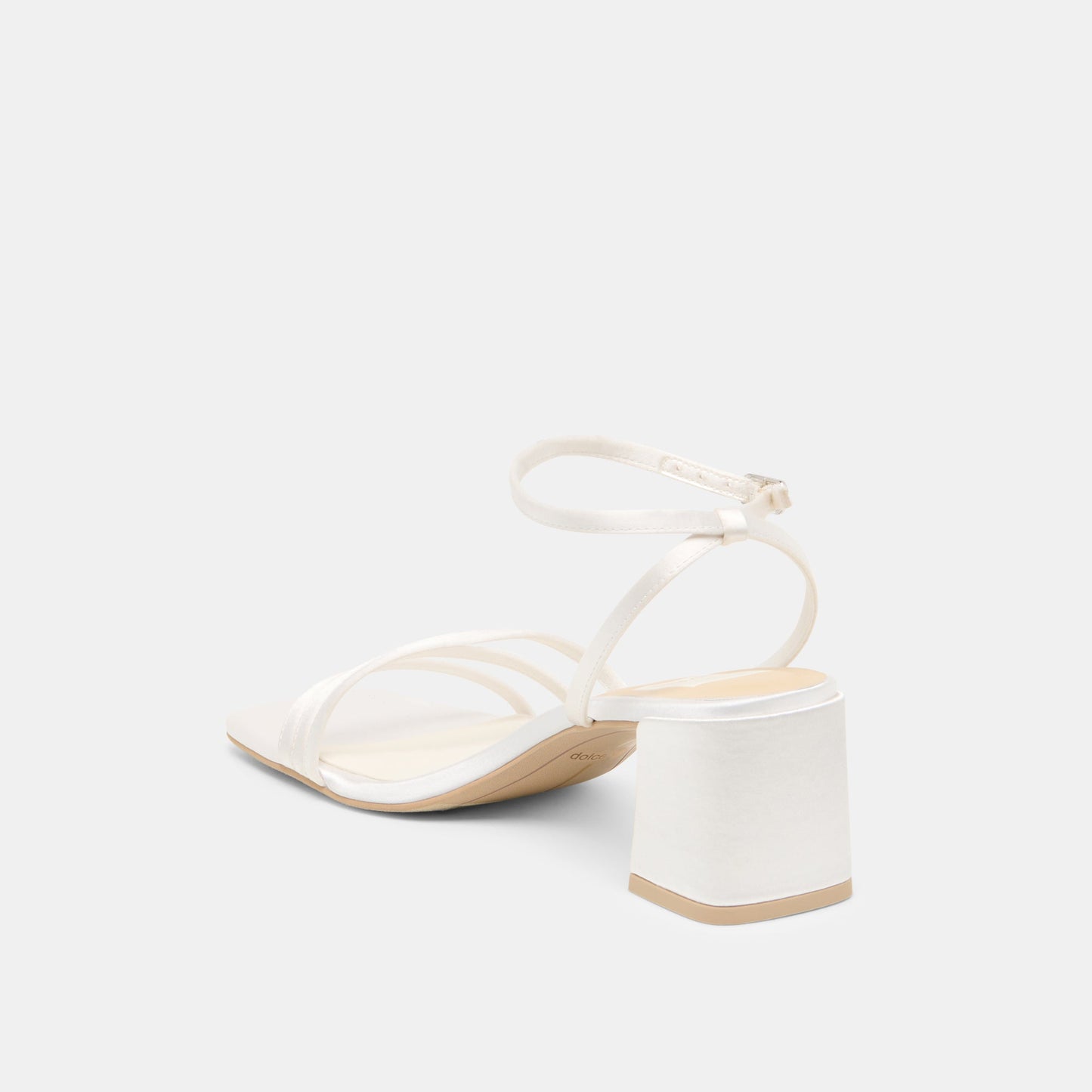 Ysabel True White Satin Heels - Dolce Vita