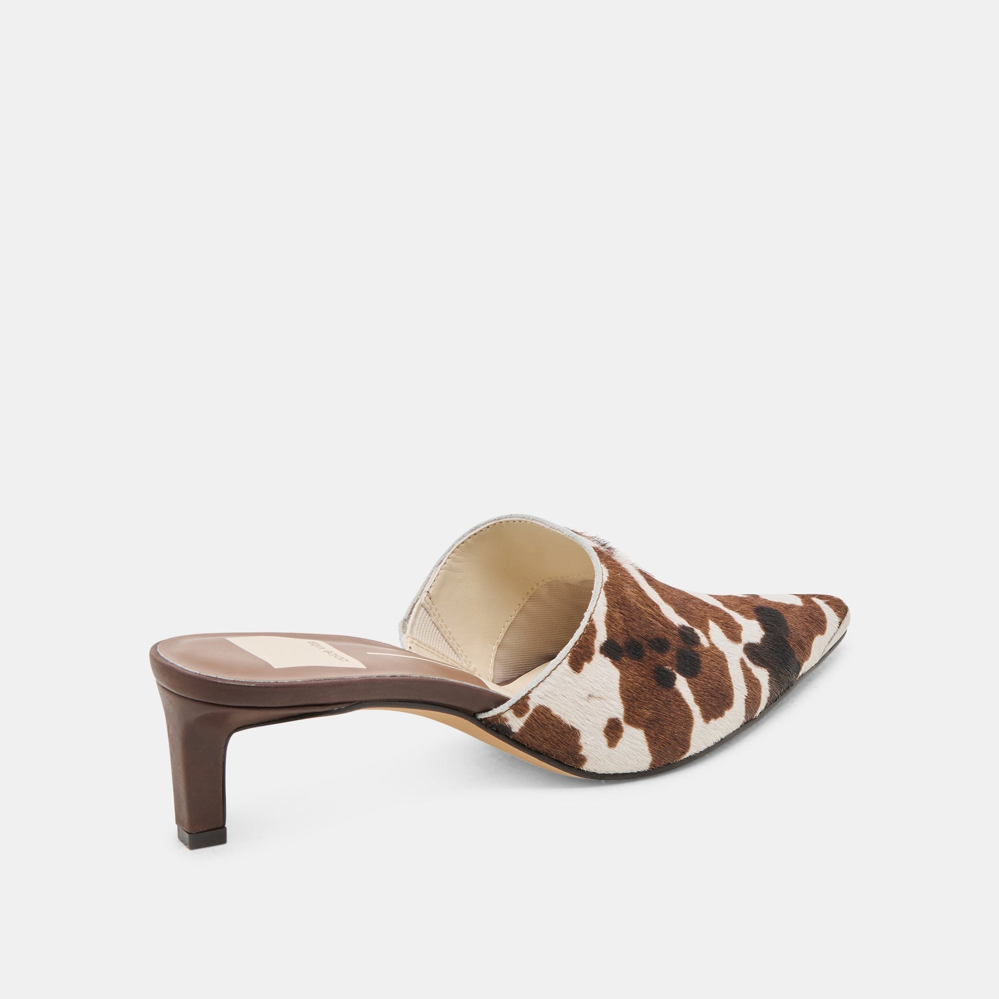 Lexy Cocoa Taurus Calf Hair Heels - Dolce Vita