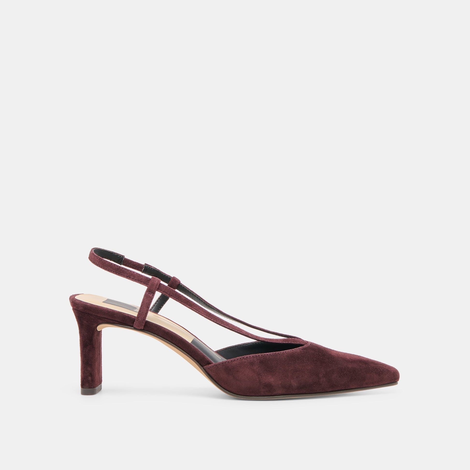 Ginay Mulberry Suede Heels - Dolce Vita