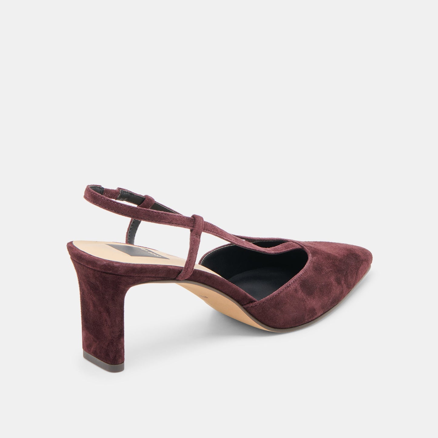 Ginay Mulberry Suede Heels - Dolce Vita