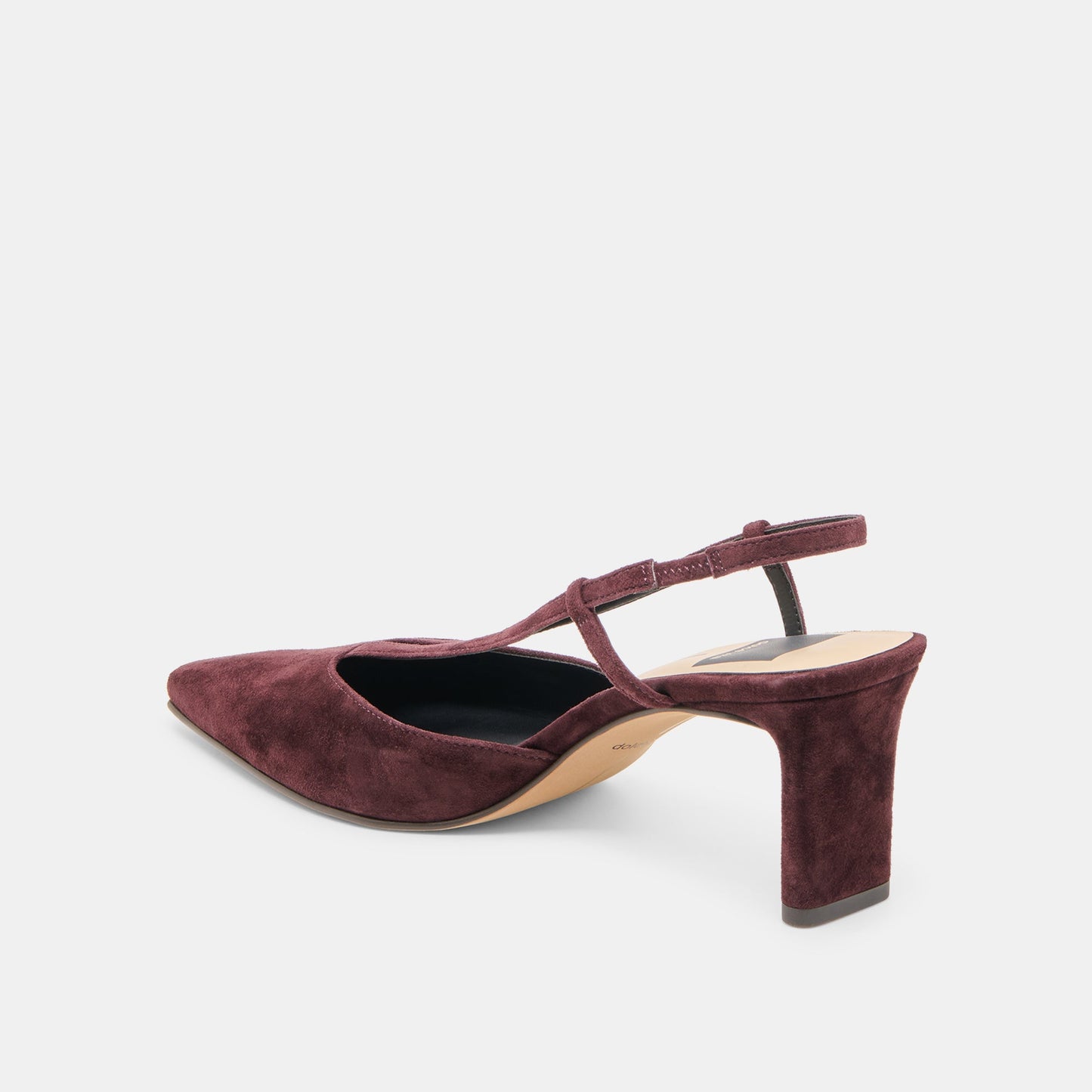 Ginay Mulberry Suede Heels - Dolce Vita