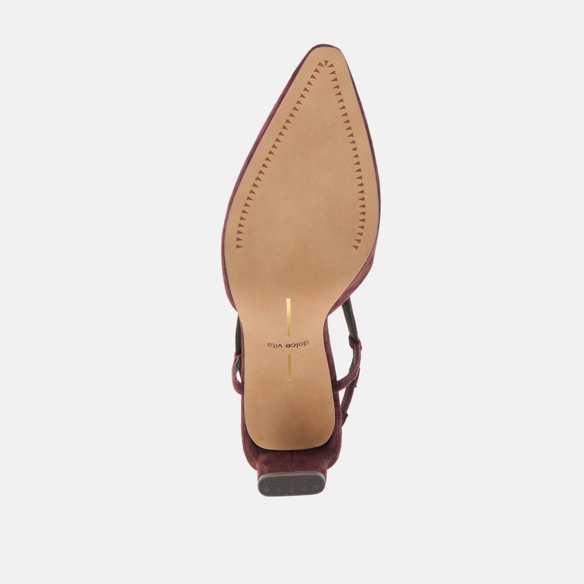 Ginay Mulberry Suede Heels - Dolce Vita