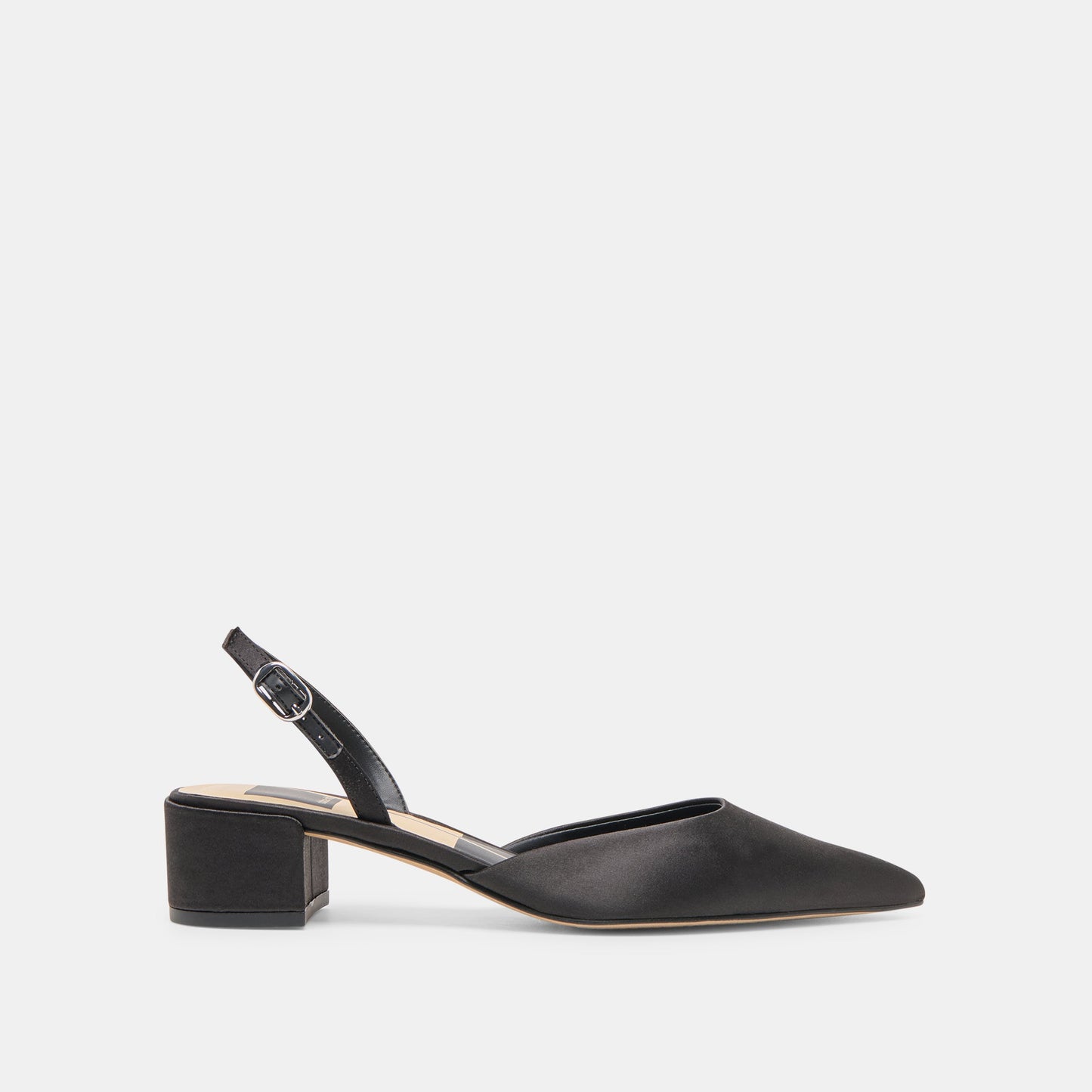 Carel Onyx Satin Heels - Dolce Vita