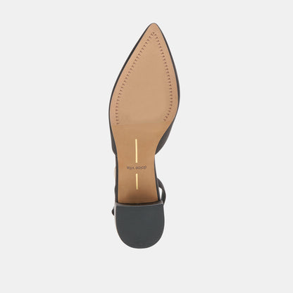 Carel Onyx Satin Heels - Dolce Vita