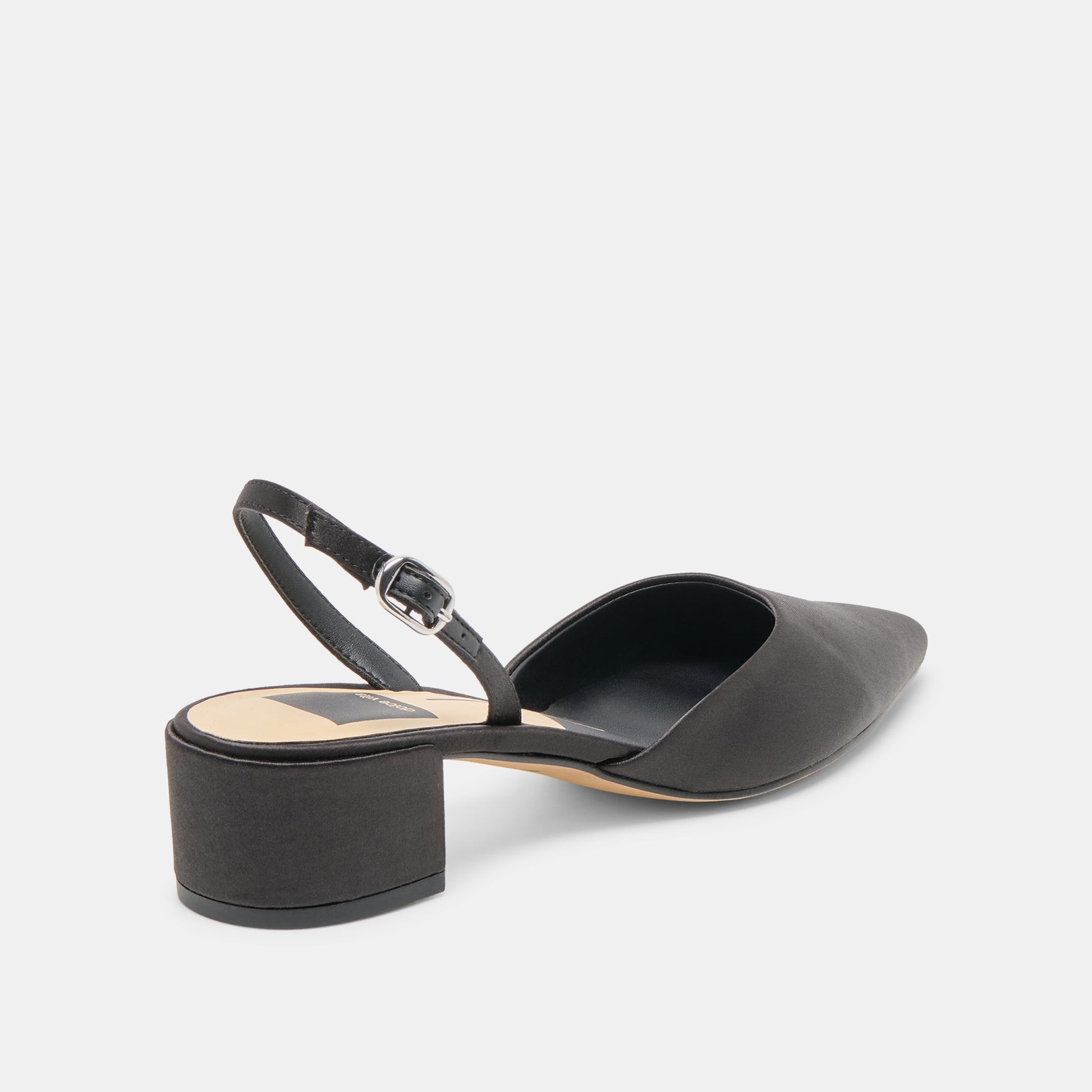 Carel Onyx Satin Heels - Dolce Vita