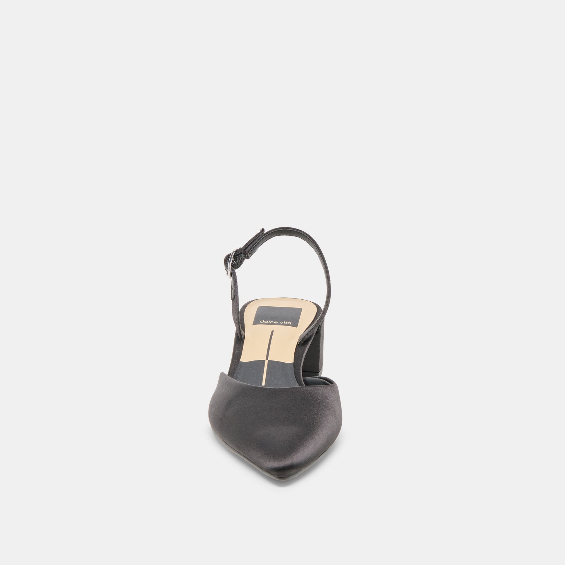 Carel Onyx Satin Heels - Dolce Vita