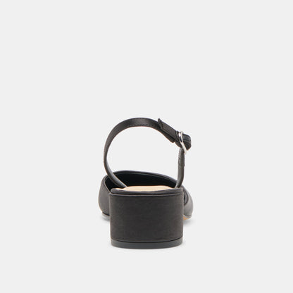 Carel Onyx Satin Heels - Dolce Vita
