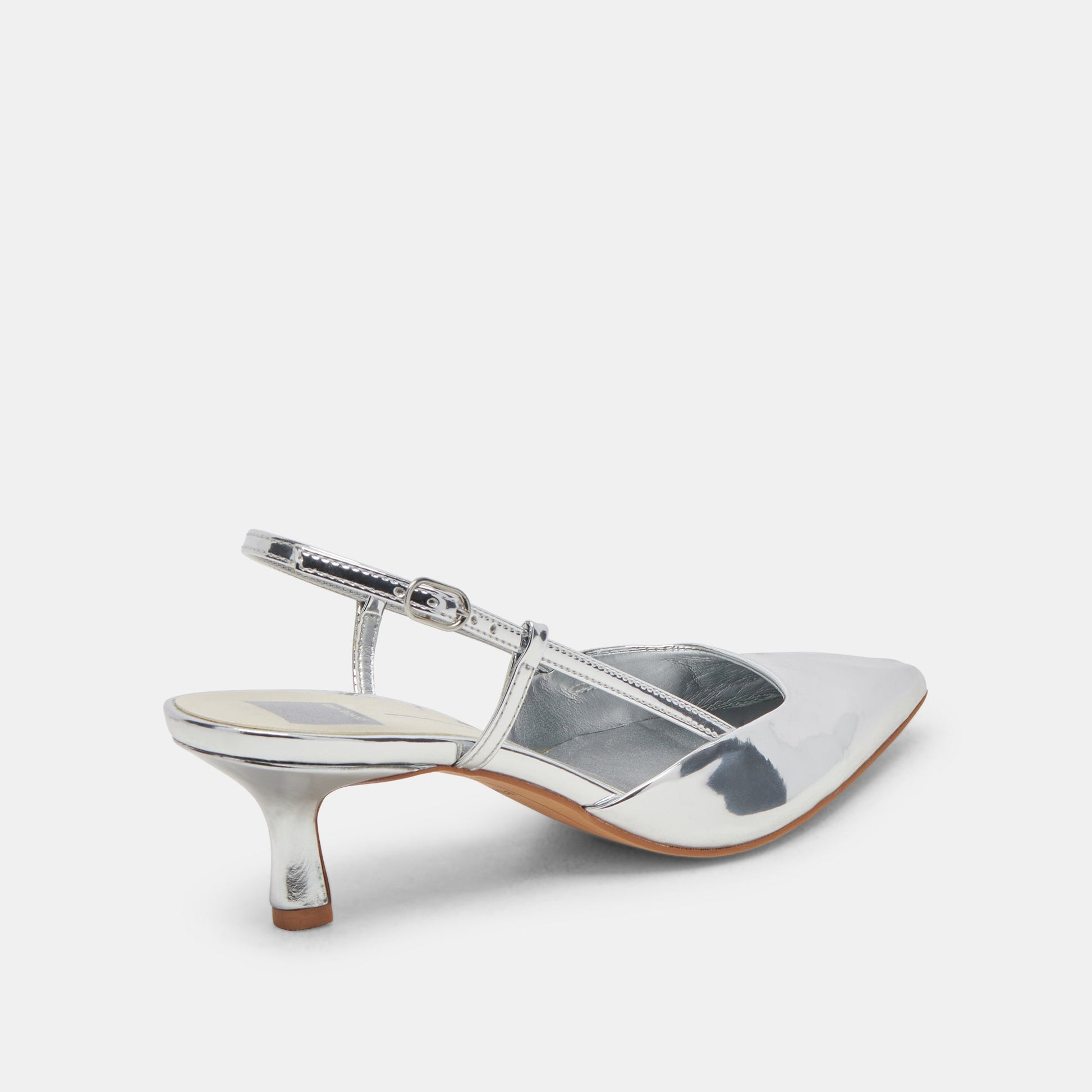 ODELA WIDE HEELS SILVER STELLA - Dolce Vita