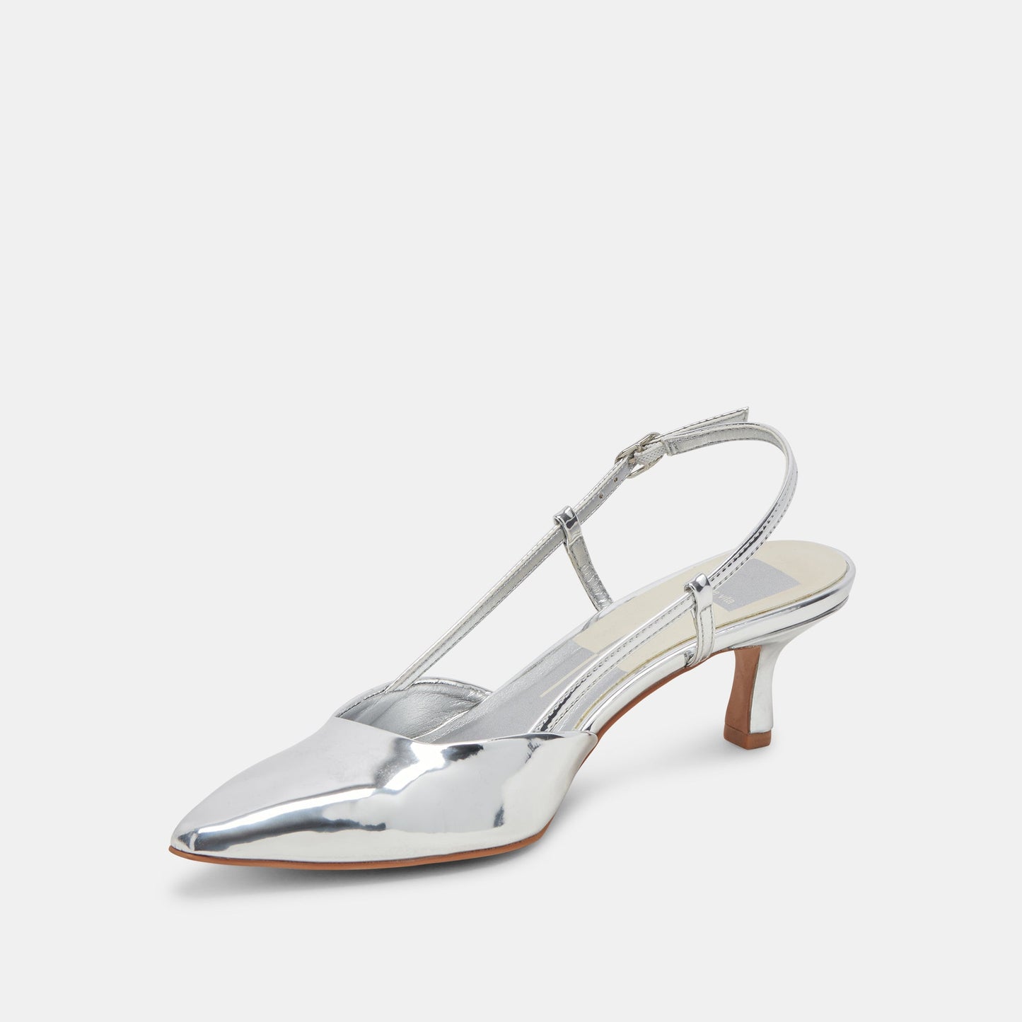 ODELA WIDE HEELS SILVER STELLA - Dolce Vita