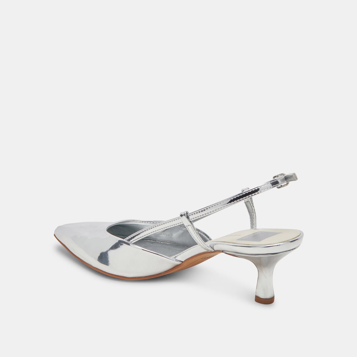 ODELA WIDE HEELS SILVER STELLA - Dolce Vita