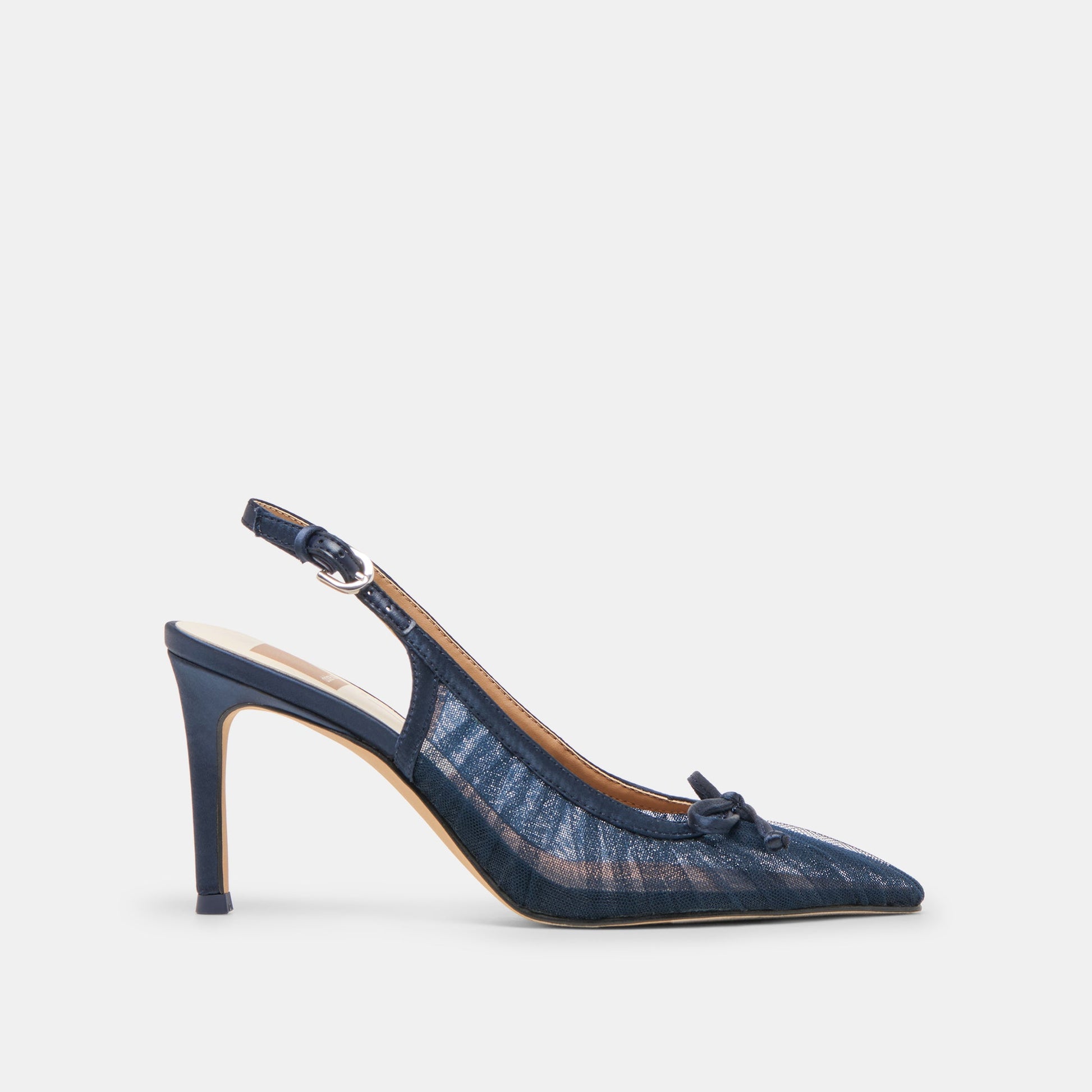 Yela Navy Tulle Heels - Dolce Vita