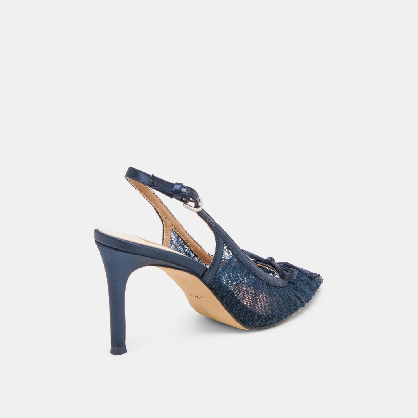 Yela Navy Tulle Heels - Dolce Vita