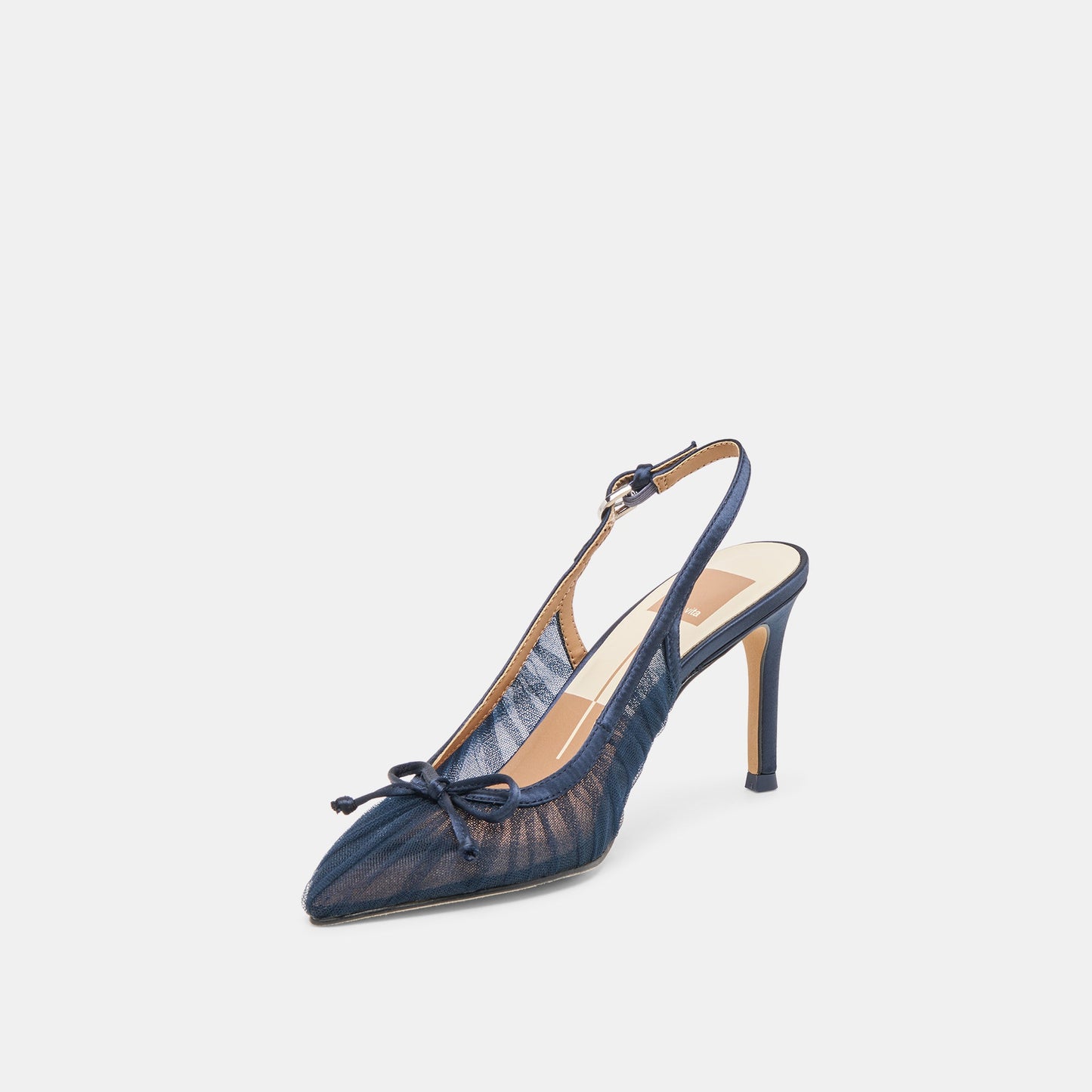 Yela Navy Tulle Heels - Dolce Vita