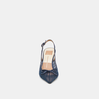 Yela Navy Tulle Heels - Dolce Vita