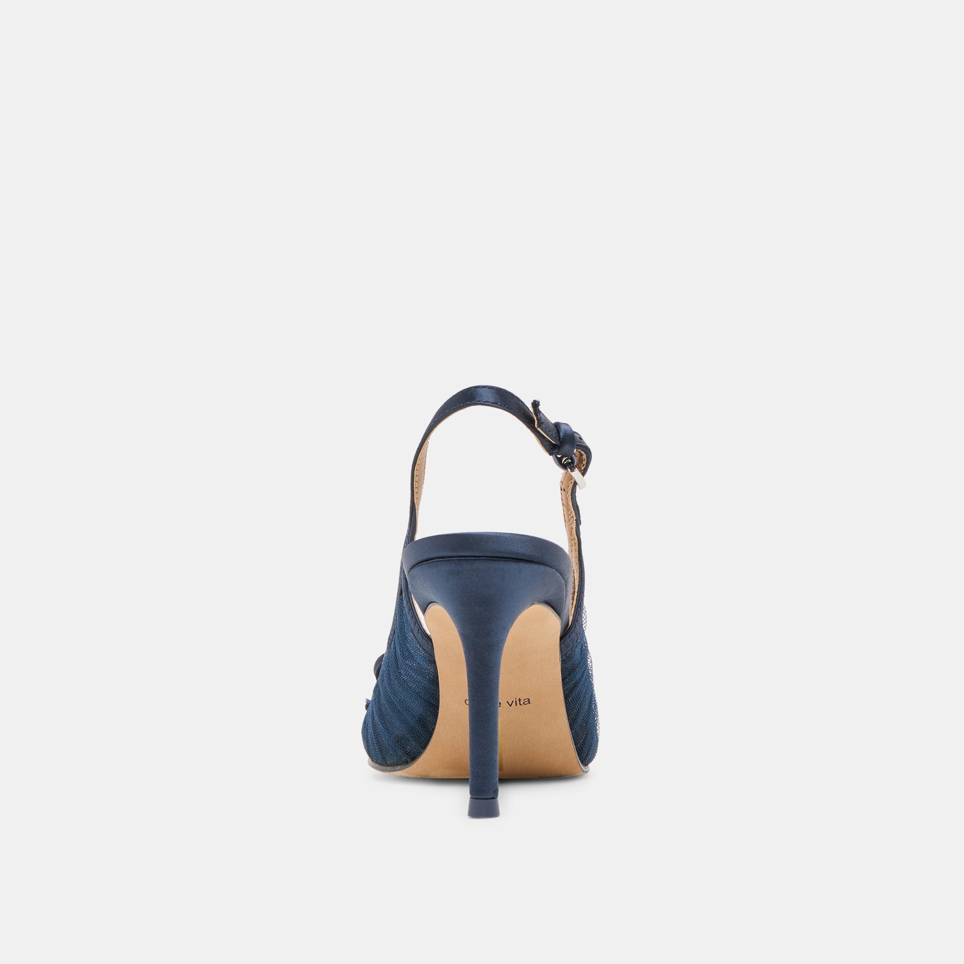 Yela Navy Tulle Heels - Dolce Vita