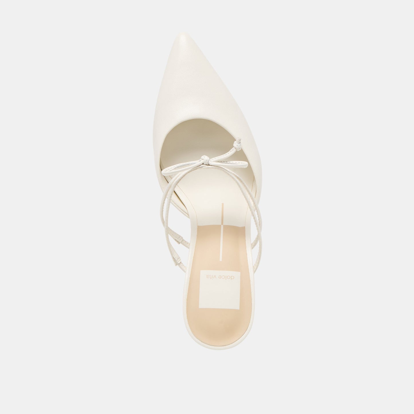 Klaire True White Leather Heels - Dolce Vita