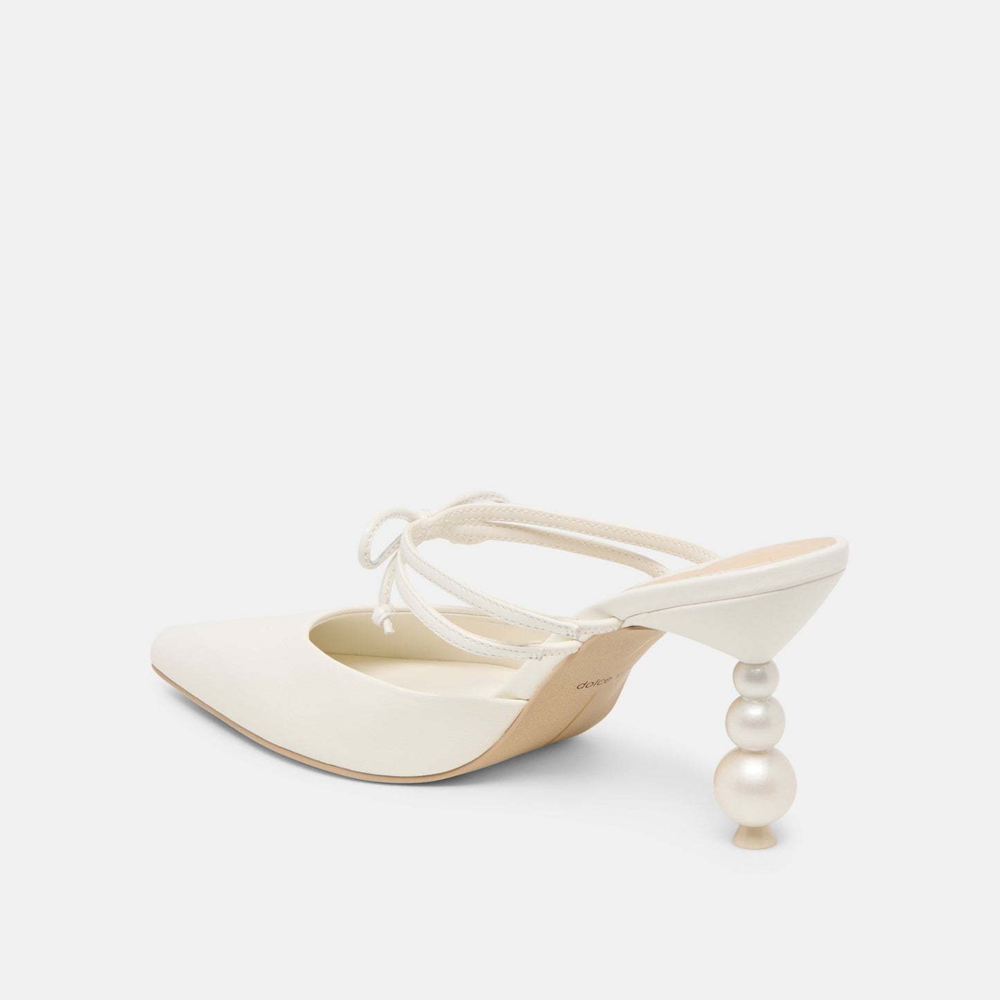 Klaire True White Leather Heels - Dolce Vita