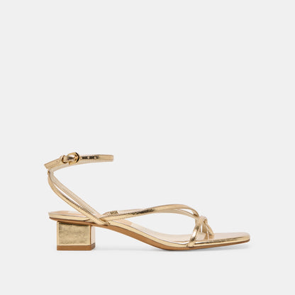 KARLOS SANDALS GOLD METALLIC STELLA - Dolce Vita