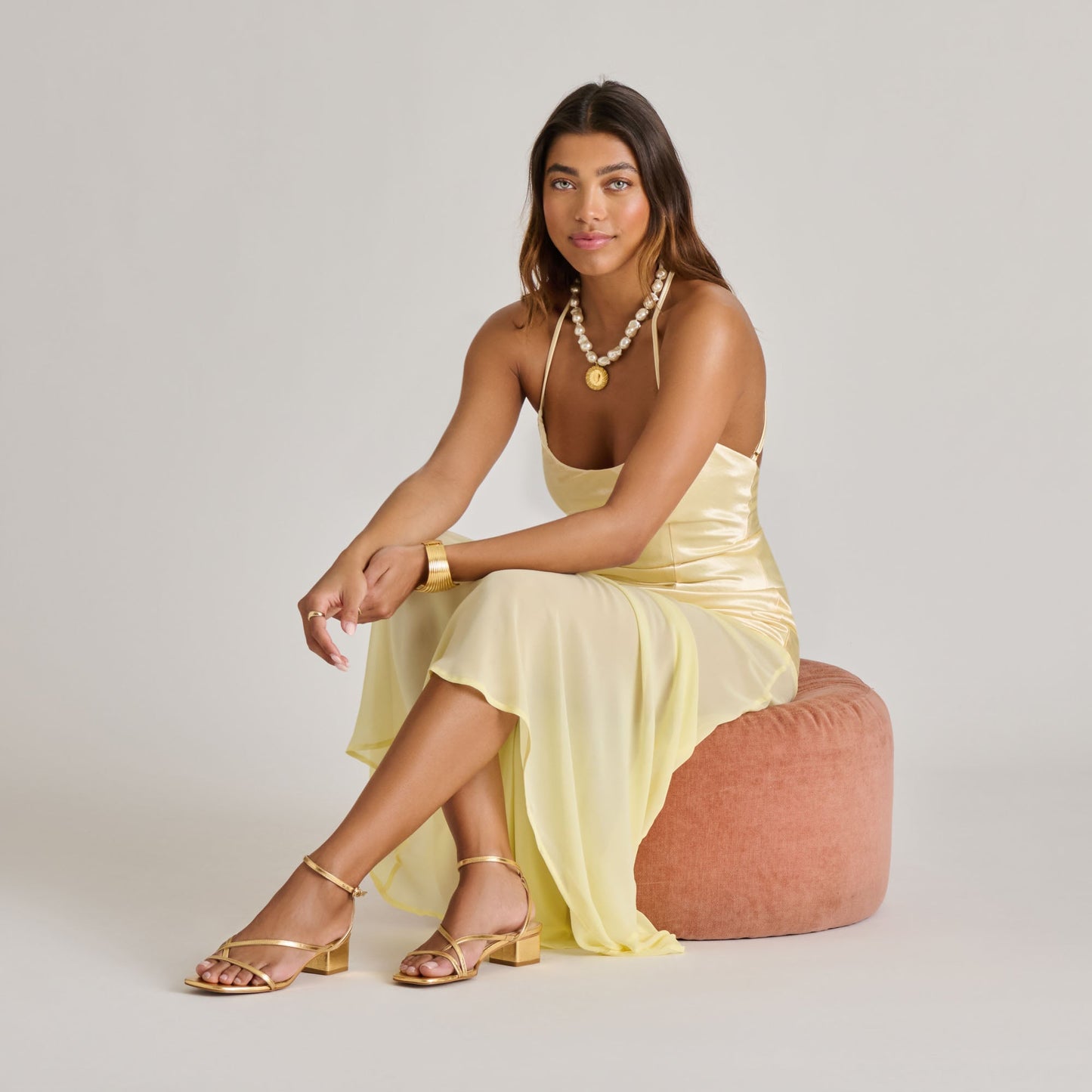 KARLOS SANDALS GOLD METALLIC STELLA - Dolce Vita
