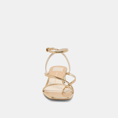 KARLOS SANDALS GOLD METALLIC STELLA - Dolce Vita