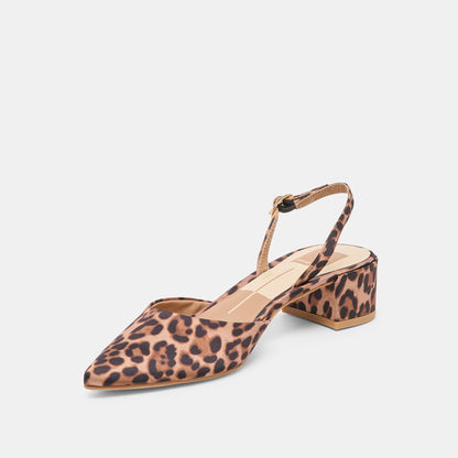 Carel Dk Leopard Satin Heels - Dolce Vita