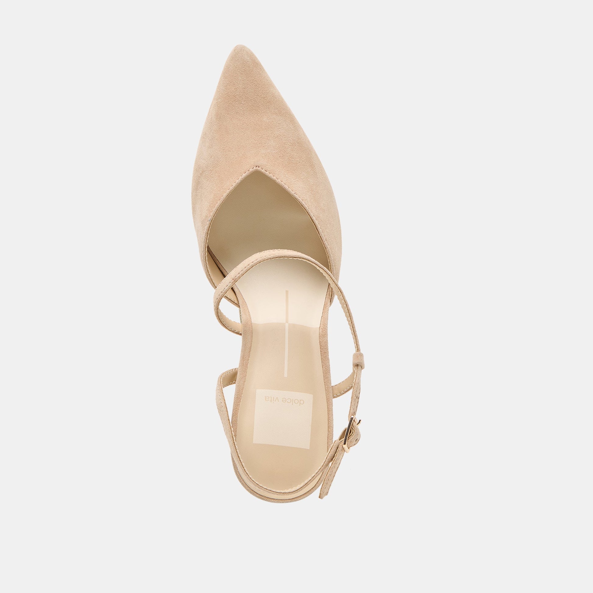 Kamra Camel Suede Heels - Dolce Vita