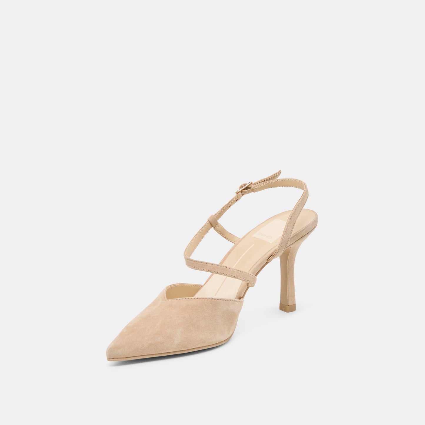 Kamra Camel Suede Heels - Dolce Vita