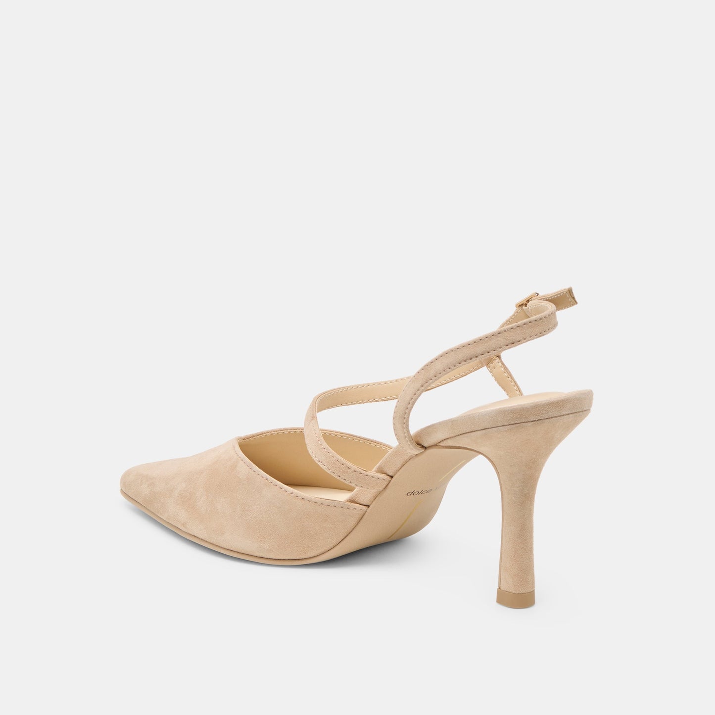 Kamra Camel Suede Heels - Dolce Vita