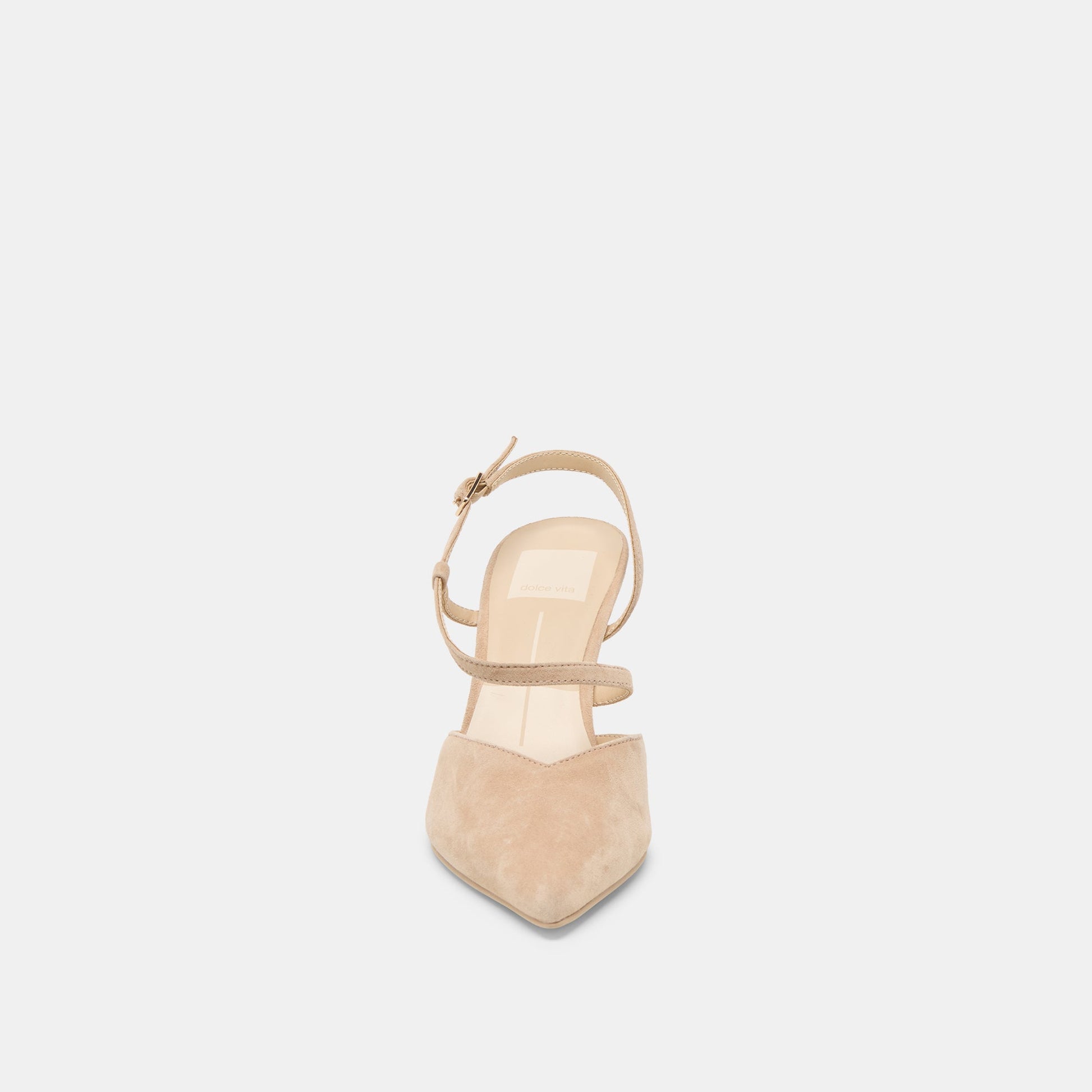 Kamra Camel Suede Heels - Dolce Vita