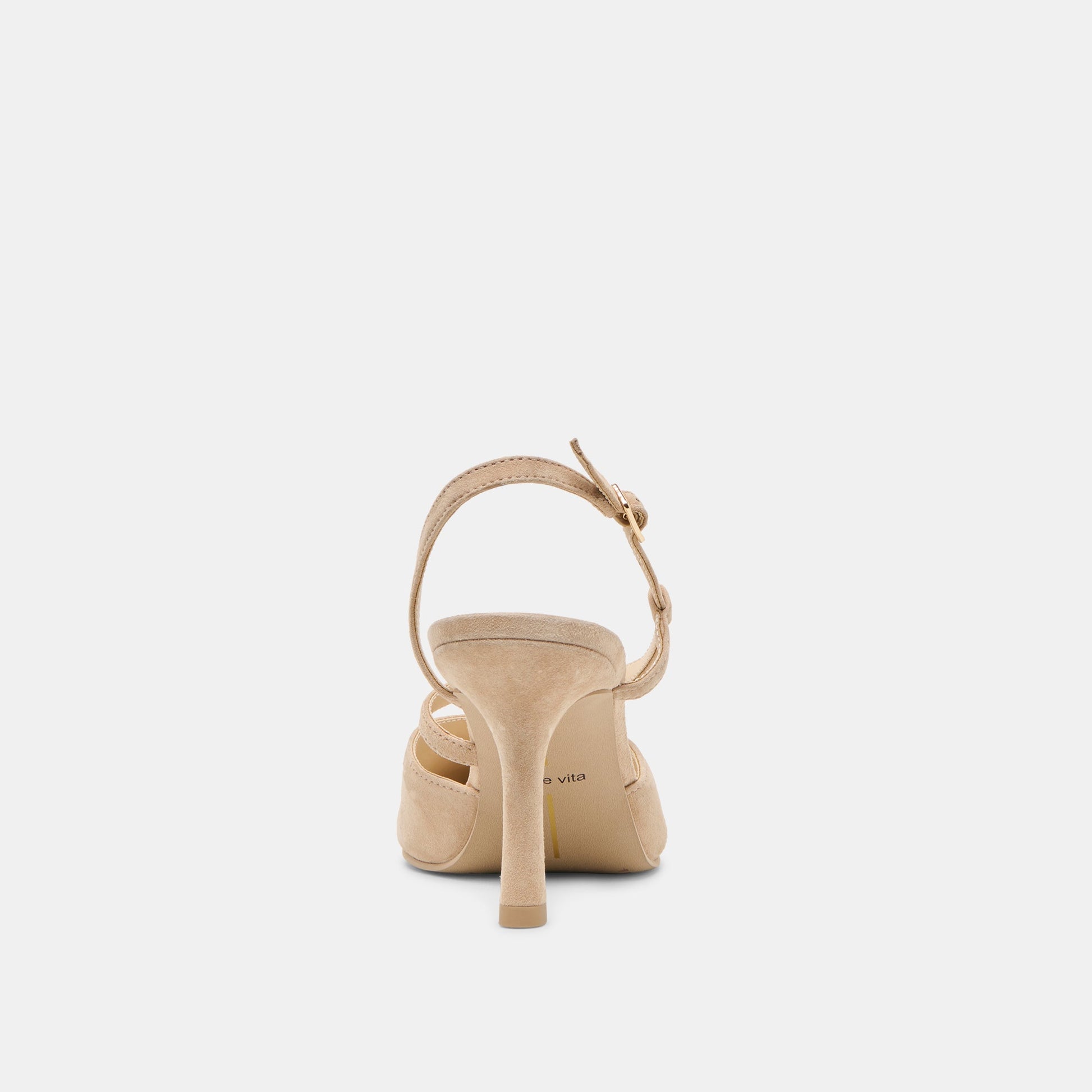 Kamra Camel Suede Heels - Dolce Vita