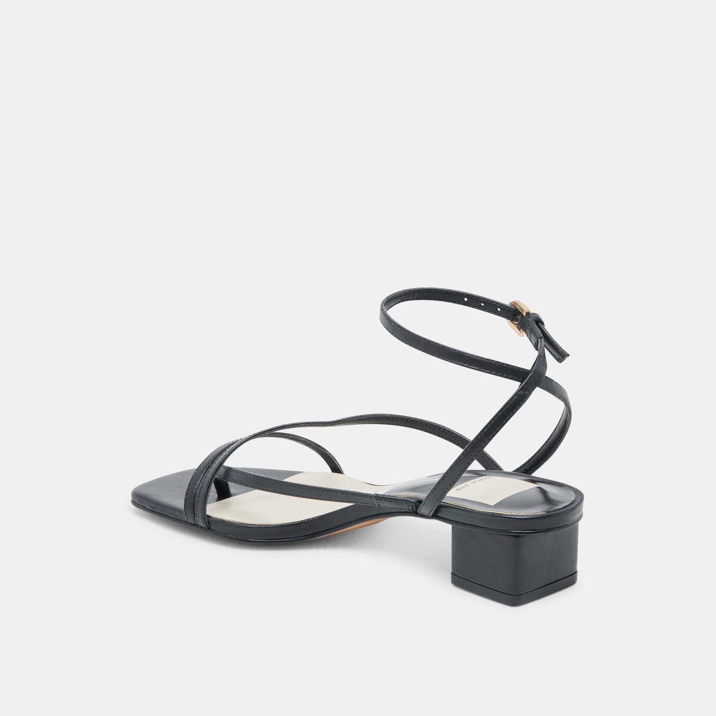 KARLOS SANDALS BLACK LEATHER - Dolce Vita