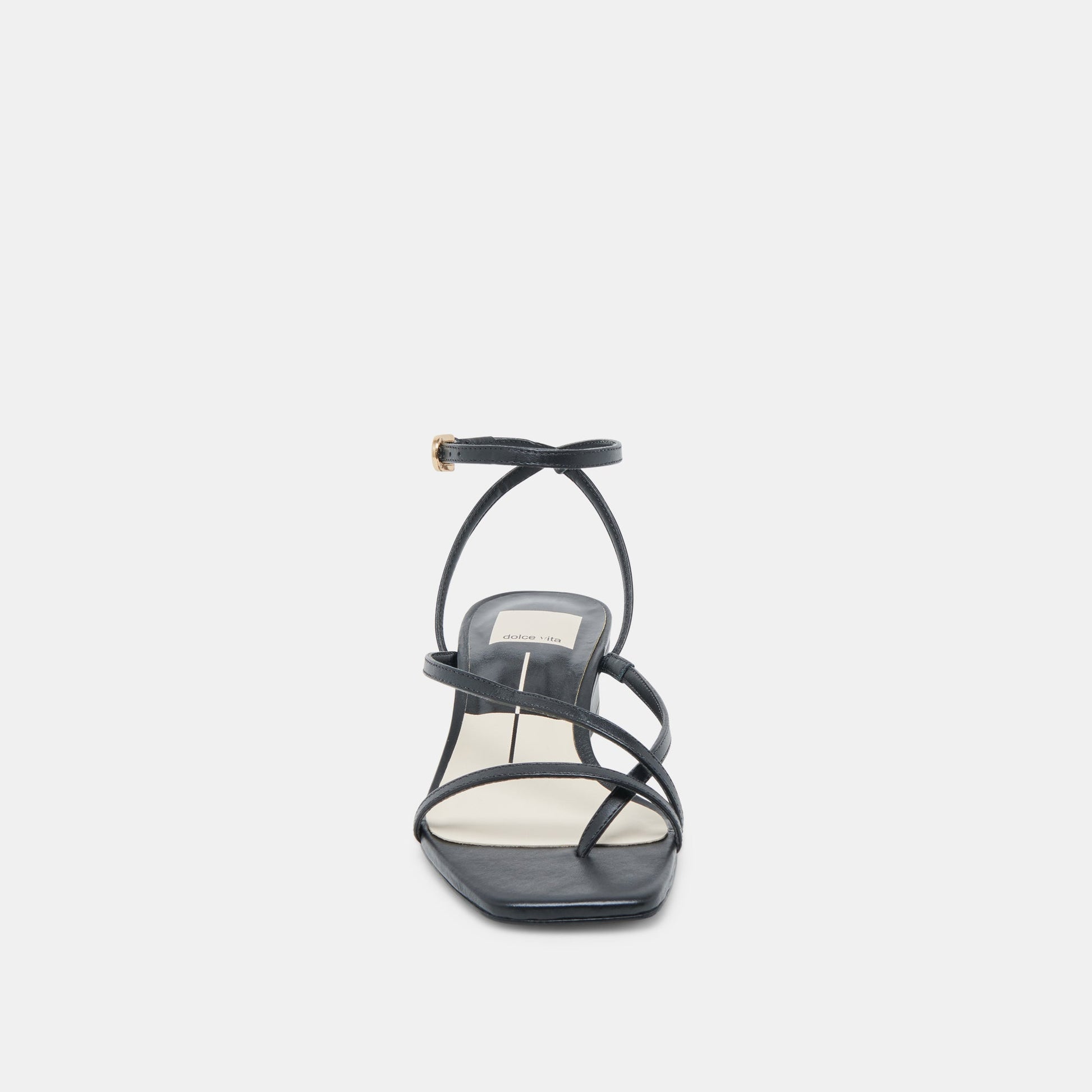 KARLOS SANDALS BLACK LEATHER - Dolce Vita